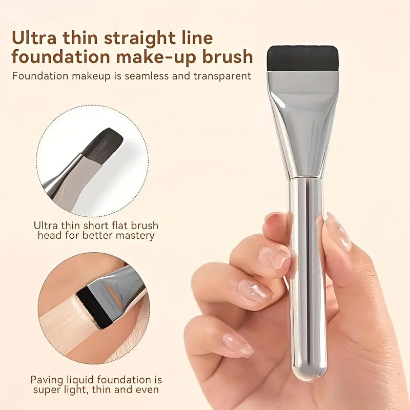 Ultra-Fine, Hypoallergenic Foundation- Contour Brush