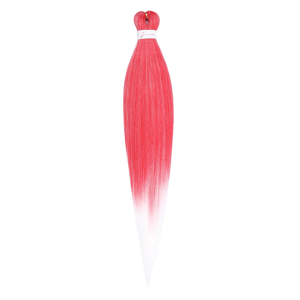 Pre-stretched Synthetic Braiding Hair Ombre