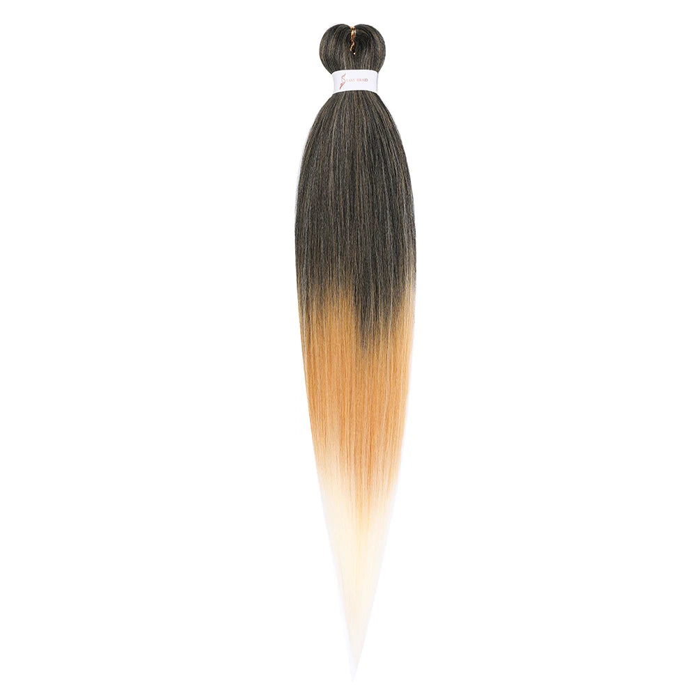 Pre-stretched Synthetic Braiding Hair Ombre