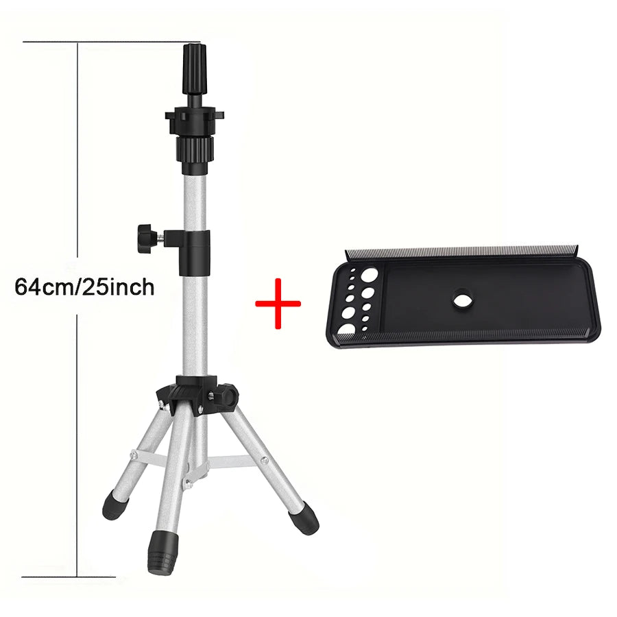 Multifunction Hair Extension Holder Hair Extension Tray with Wig Stand wig tripod Easy To Place Salon Hairdressing Styling Tool