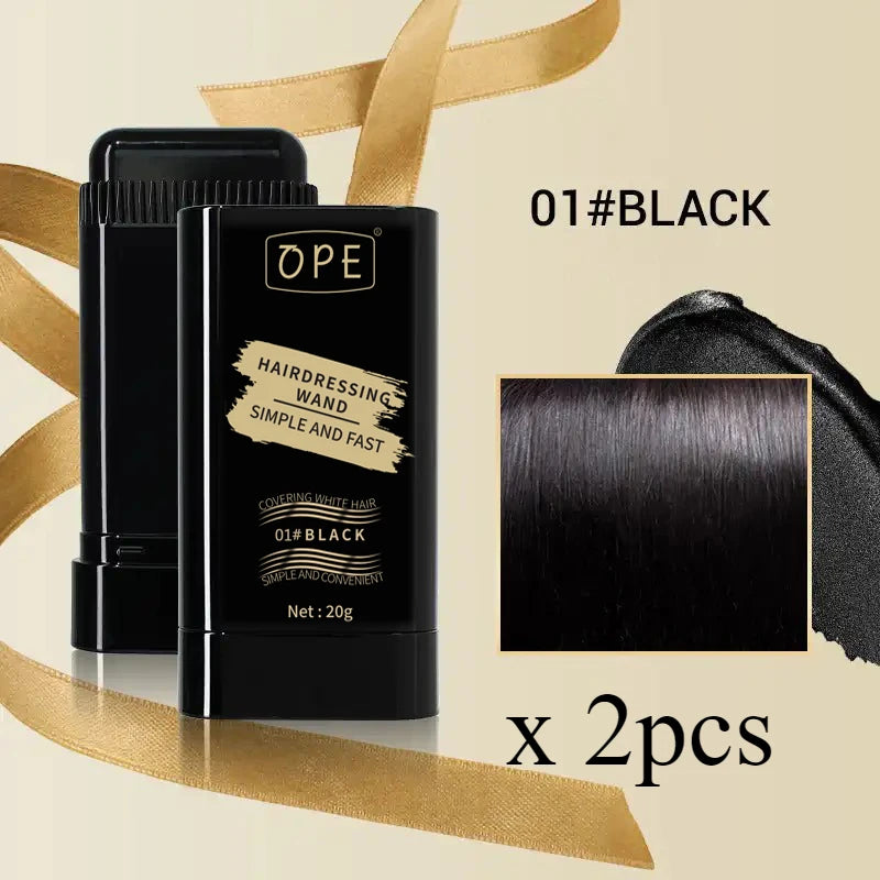 20g Quick Hair Dye Stick - Permanent Coverage, Long-Lasting Effect, Portable Applicator Brush Design, Touch Up the Color at Home