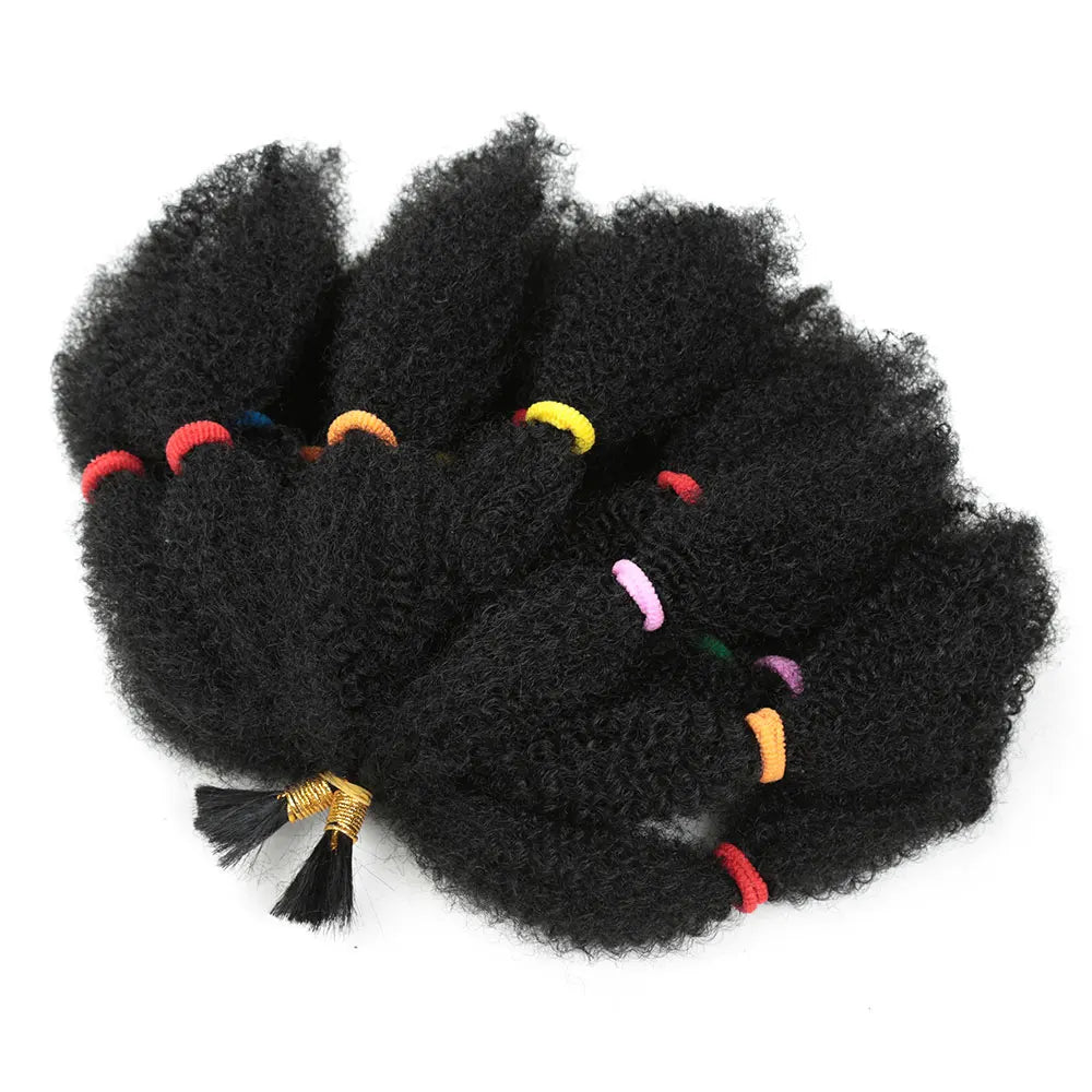 Afro Kinky Hair 12 Inch Synthetic Pre Stretched