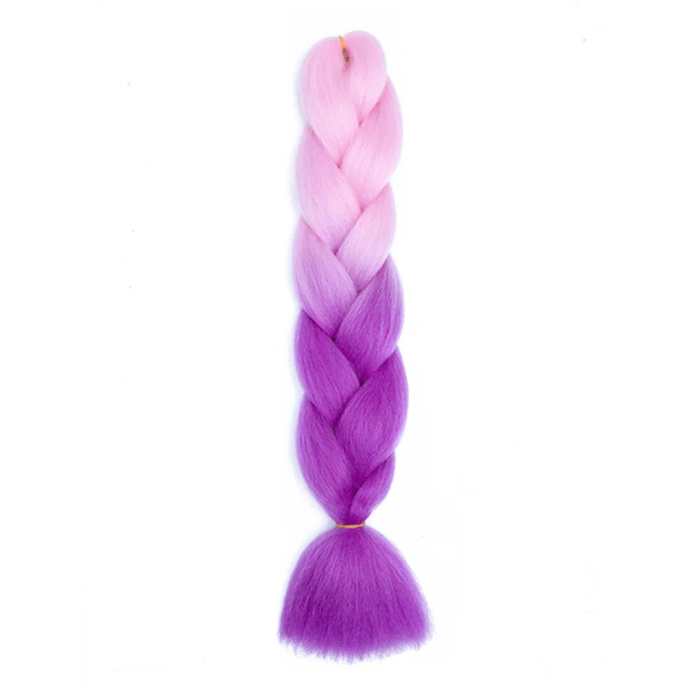 24 Inches Ombre Jumbo Braiding Hair Synthetic