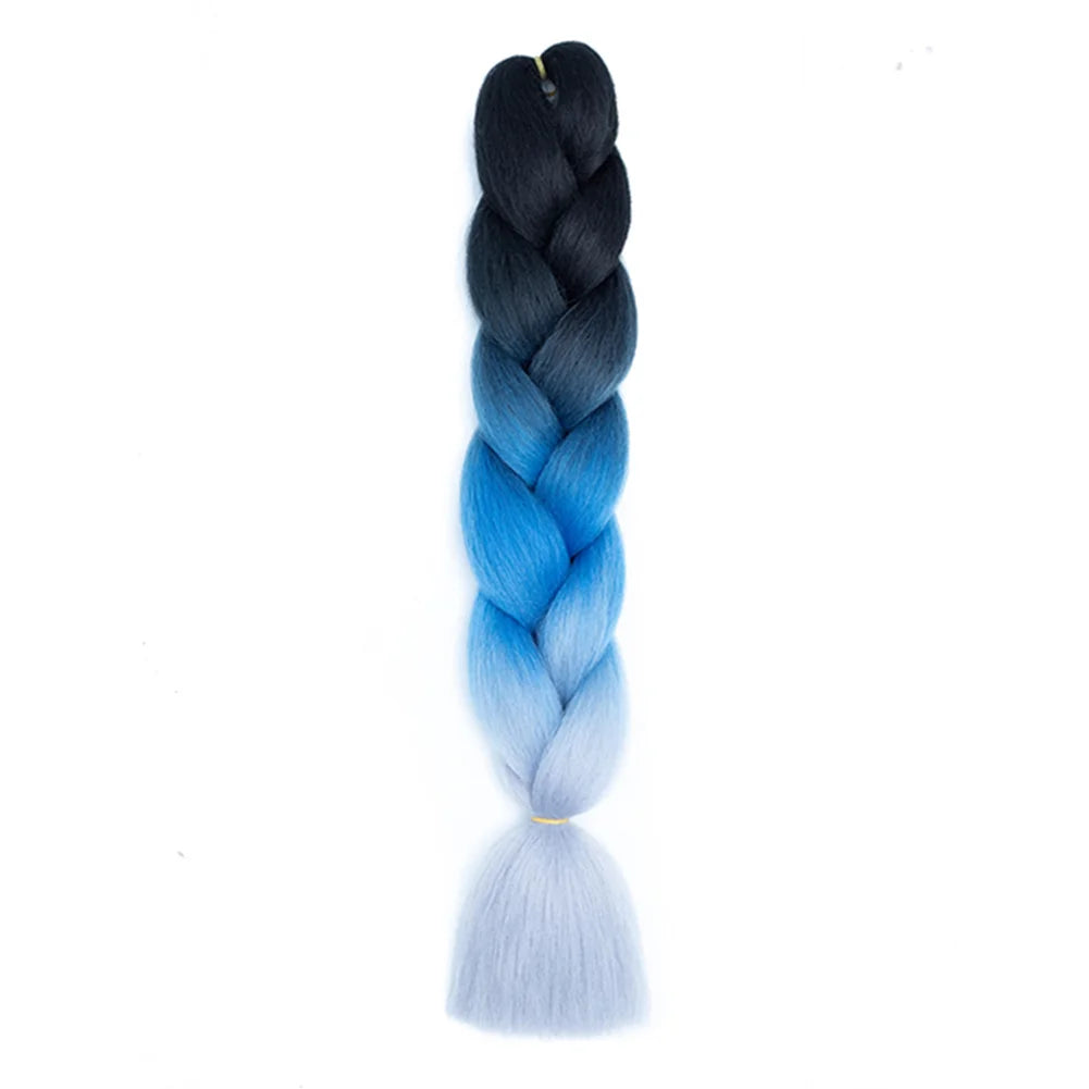 24 Inches Ombre Jumbo Braiding Hair Synthetic