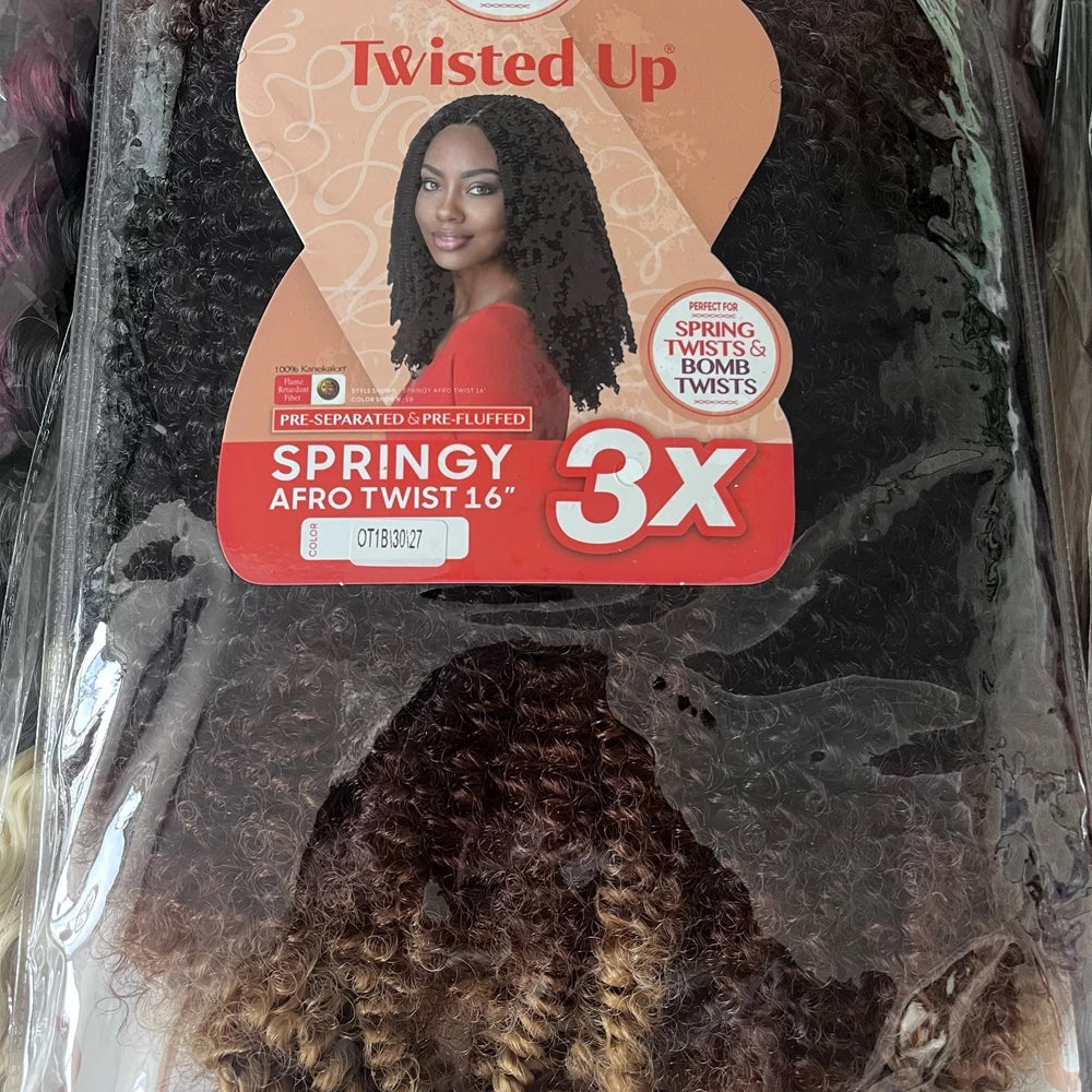 3X Afro Twist Synthetic Braid 16/24inch