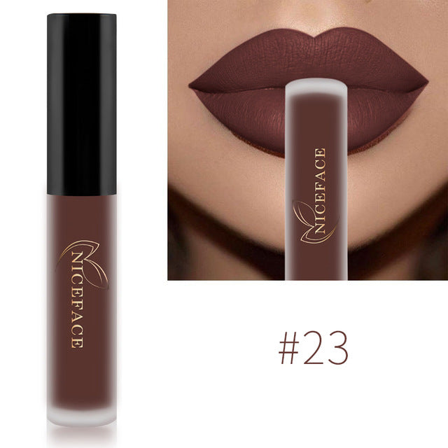 NICEFACE Lip Gloss 26 Colors Waterproof Long Lasting Moisturizing Lip Gloss
