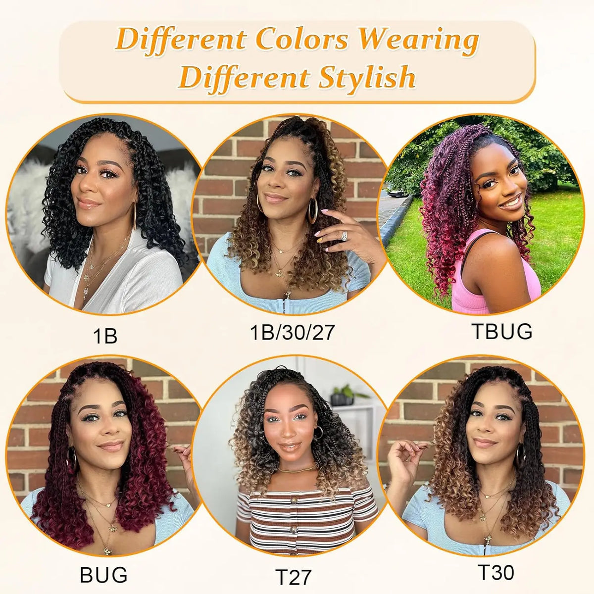 10 Inch Goddess Braids Crochet Hair