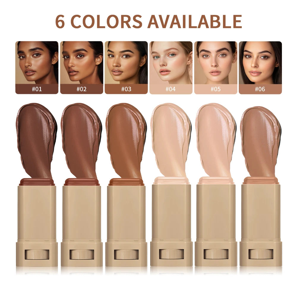 Skin Tint Stick Waterproof Nourishing Solid Tinted Serum Foundation