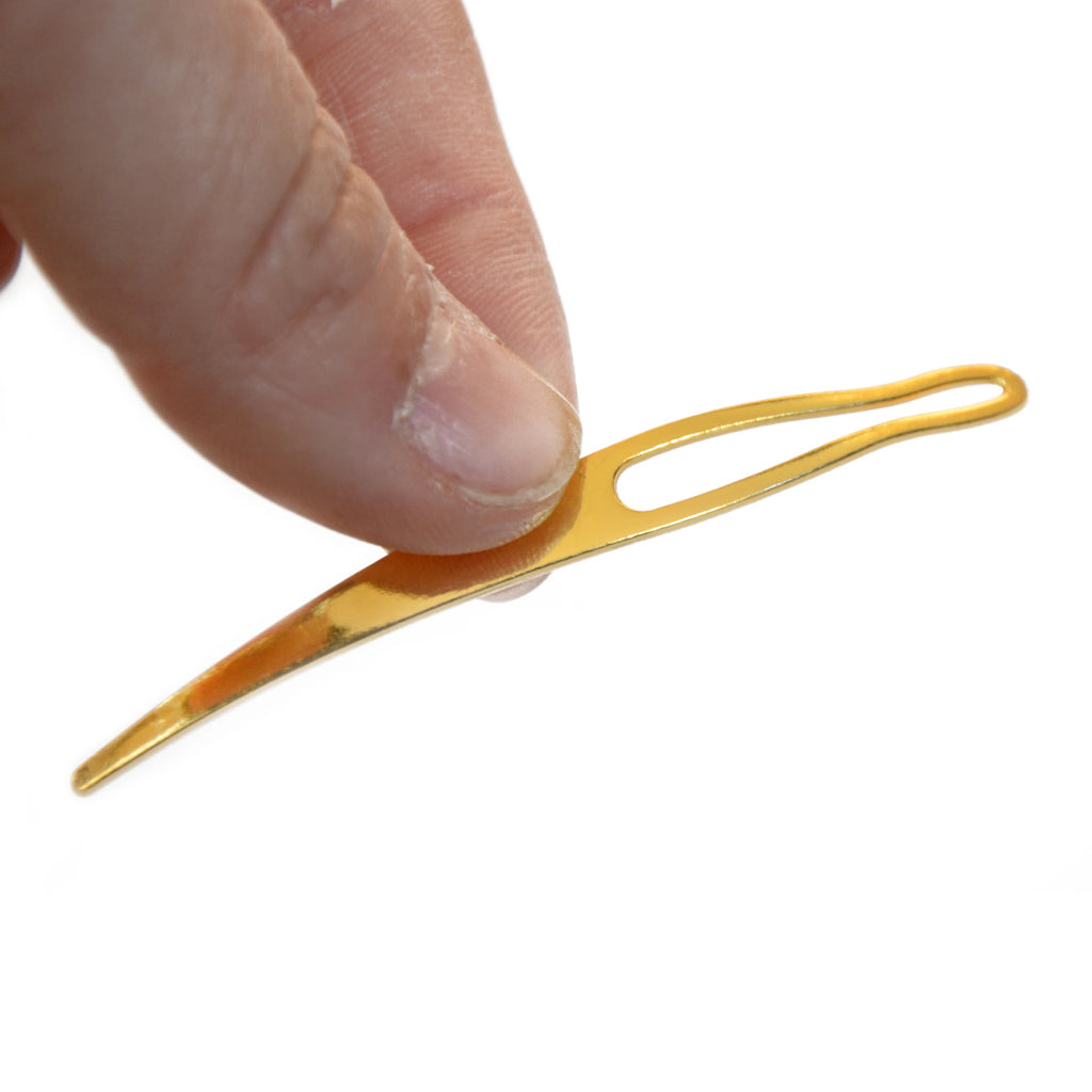 2 Pcs Loc Interlocking Needles Crochet Wig Needle Curved Hair Needle for Making Wigs Hair Interlocking Tools