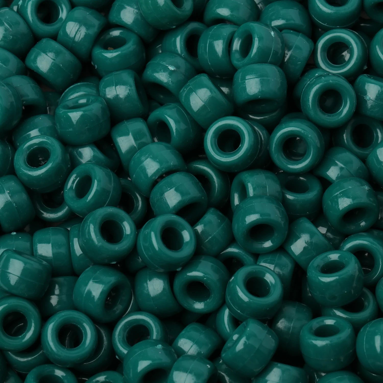 100pcs Pony Beads Big Hole Acyrlic Hair Beads HandCraft For Jewelry Making DIY Bracelets Necklace Gift Accessories