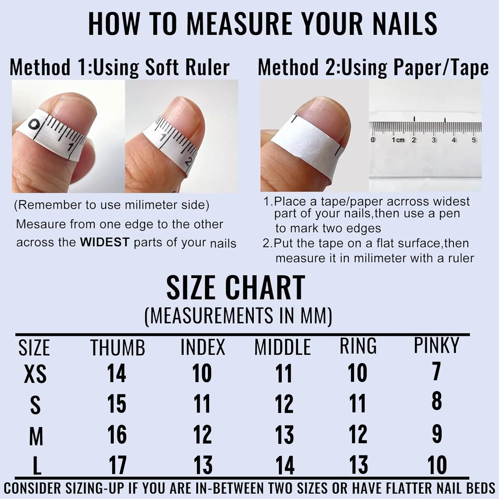 Handmade Press on Nails Blue Aurora Mermaid Fake Nail Patches Wearable Detachable French Pearl Almond False Nail Tips 10pcs