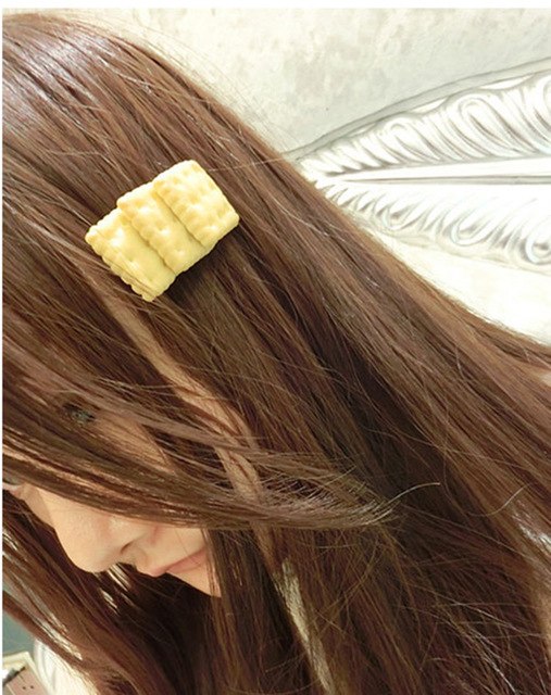 Girls Headwear Cookie Style Hair Clips Hairbands Hair Accessories Barrettes Bandage hairgrip Hairpin For Cute Girl