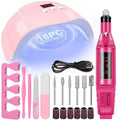 Manicure UV LED Lamp Kit Set UV Lamp and 20000RPM Nail Drill Machine Kit and Remove Dead Skin Manicure Tools Set