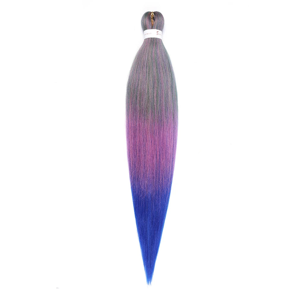Pre-stretched Synthetic Braiding Hair Ombre