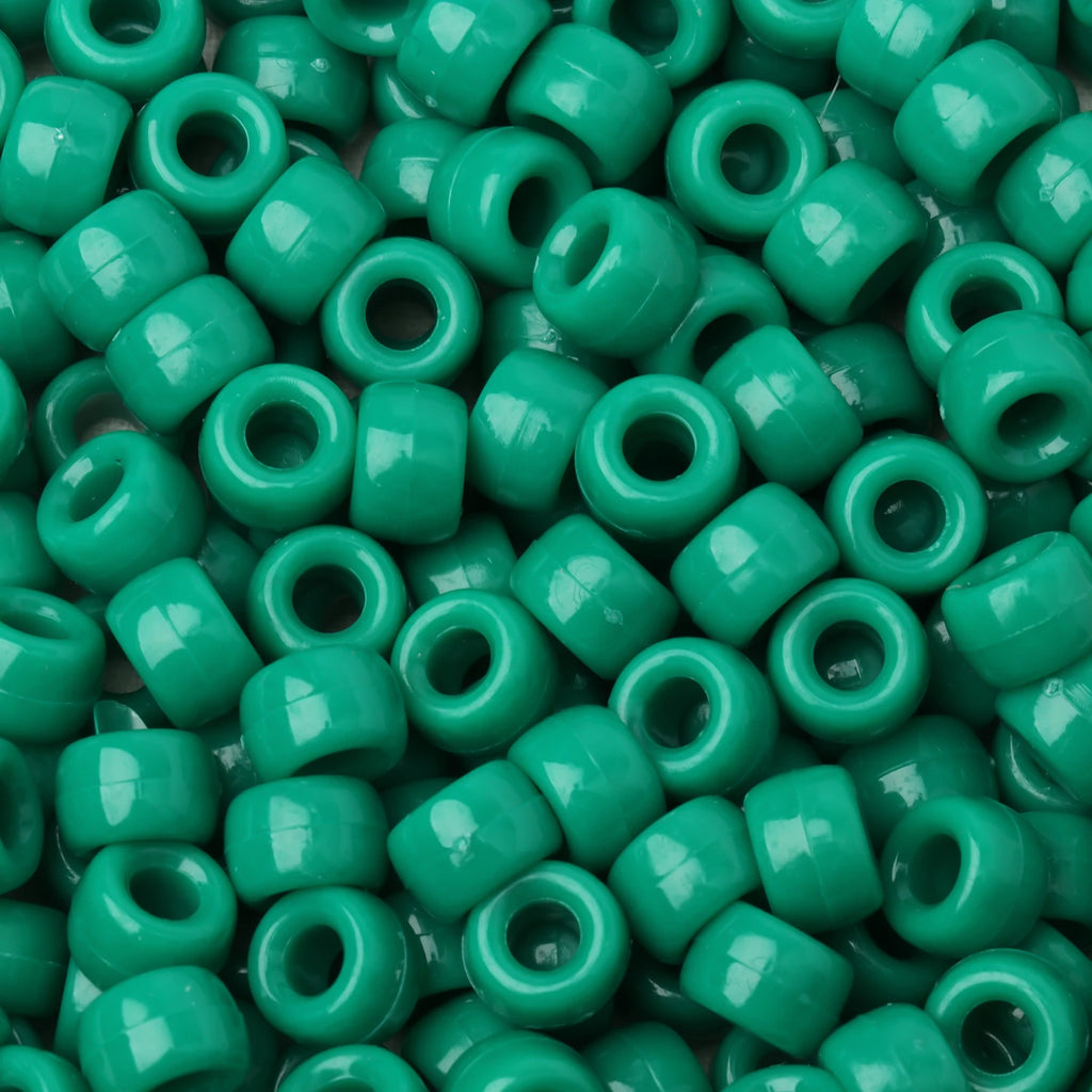 100pcs 6x9mm Colorful Pony Beads Fashion Big Hole Acrylic Beads Kids DIY Bracelet Necklace Making HandCrafts Girls Hair Beads