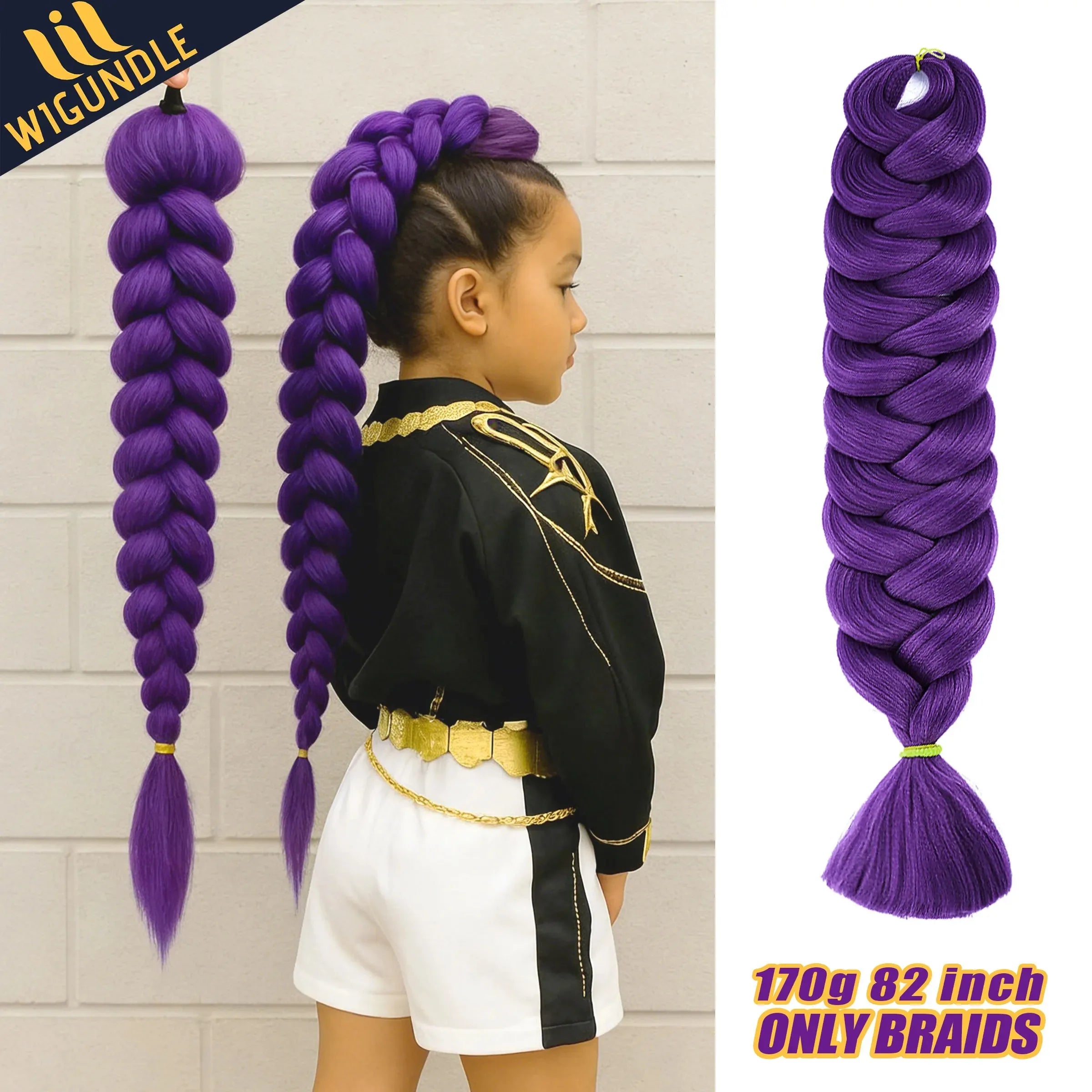 82 Inch XP Crochet Jumbo Braiding Hair
