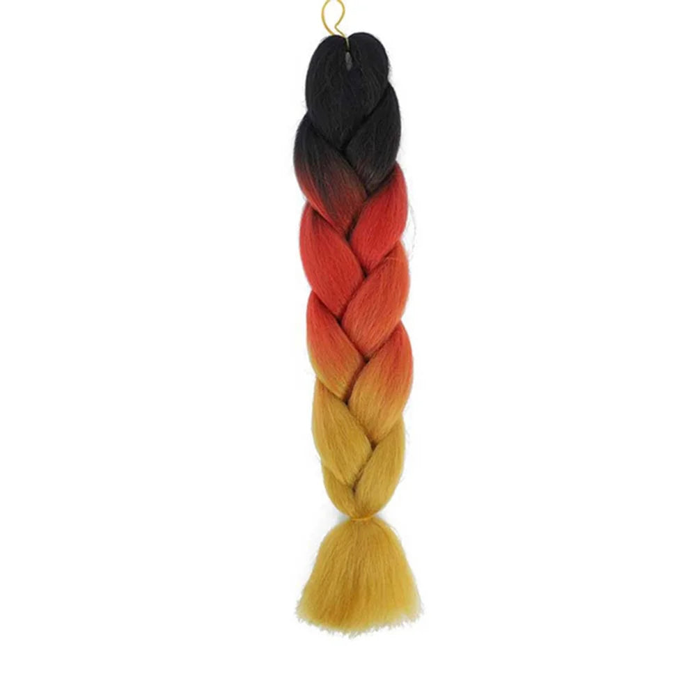 24 Inches Ombre Jumbo Braiding Hair Synthetic