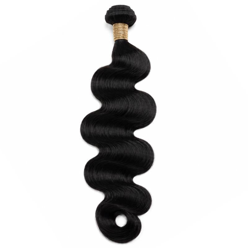 Jet Black Body Wave  Human Hair Bundles