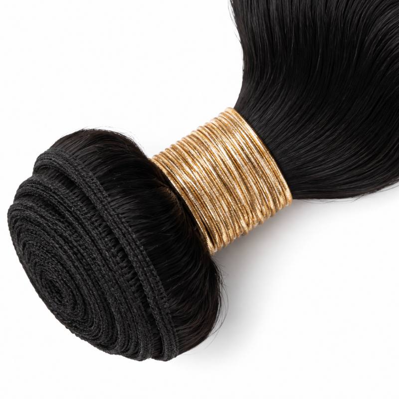 Jet Black Body Wave  Human Hair Bundles