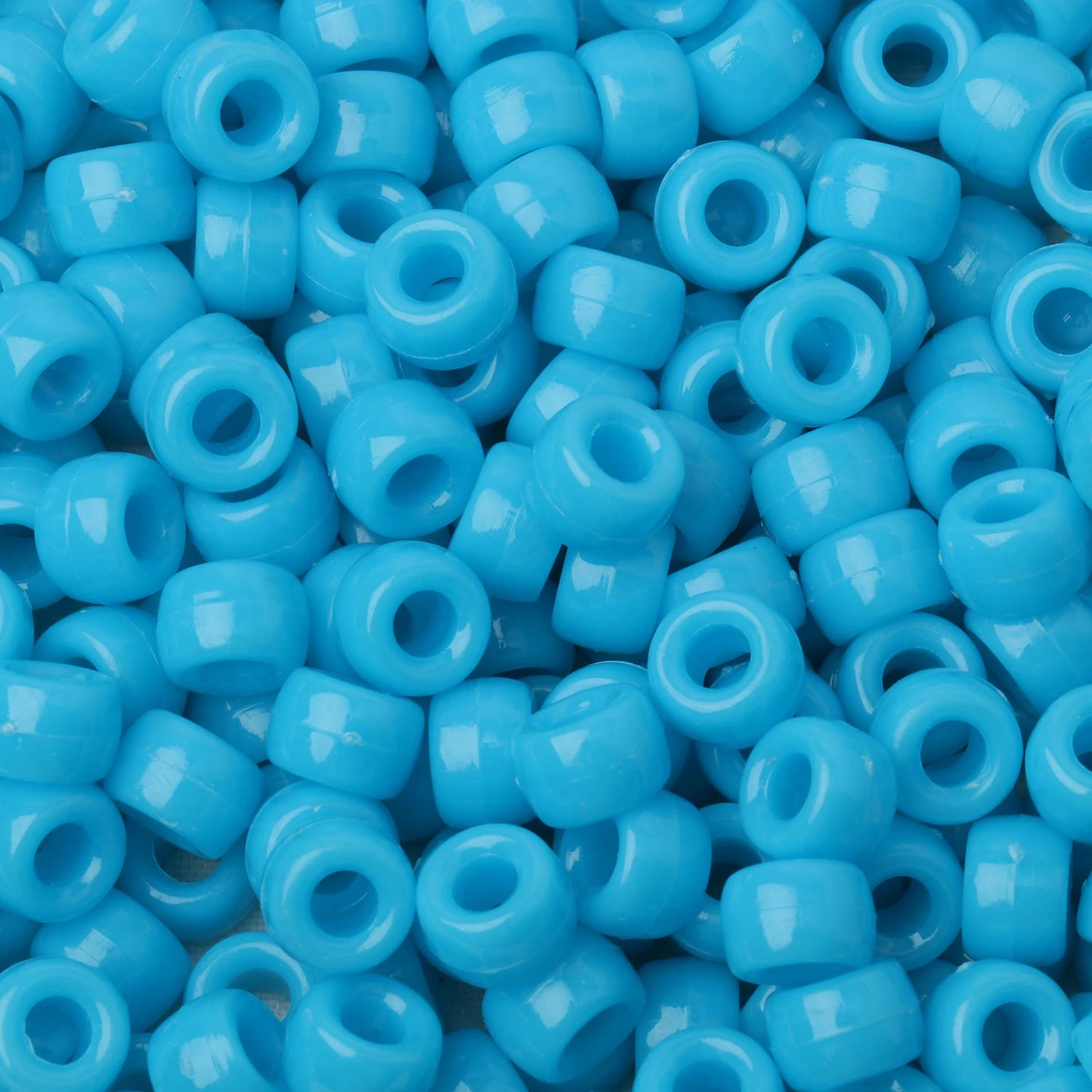 100pcs Pony Beads Big Hole Acyrlic Hair Beads HandCraft For Jewelry Making DIY Bracelets Necklace Gift Accessories