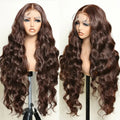 Chocolate Brown Body Wave Wig