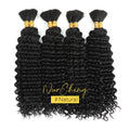 Brazilian Virgin Deep Wave Human Hair for Braiding