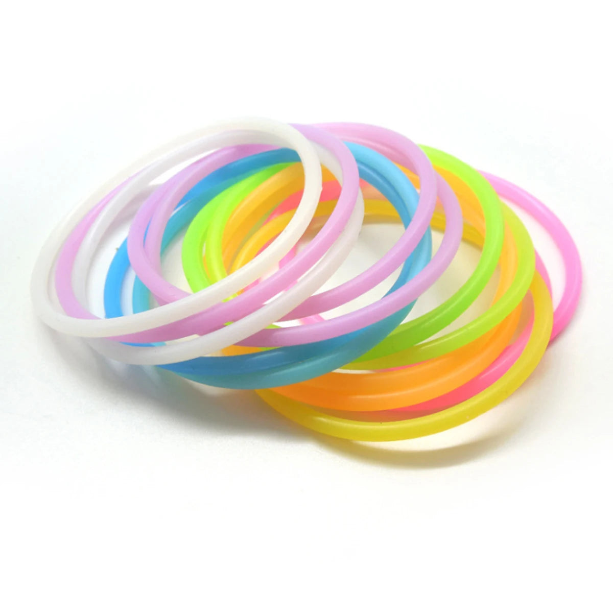 New color silicone  Women  Hair Bands Waterproof Sports Bracelet Elastic Hair Rope Fashion Hair Accessoires