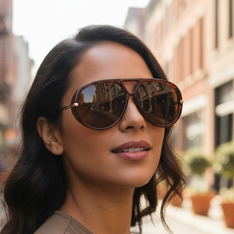 Women Brand Designer Luxury Sun Glasses Sex Vintage Oversized Sunglasses Female Black Fashion Oculos De Sol JH9046