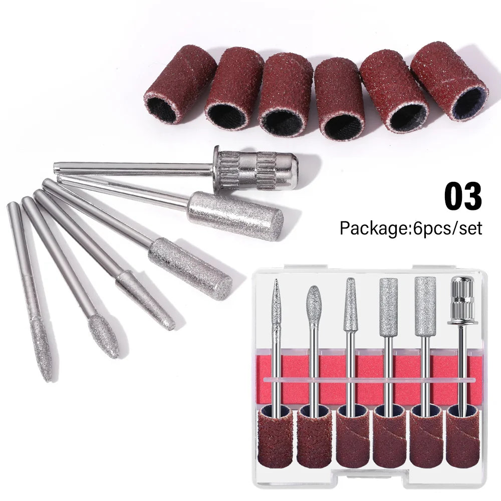 LULAA Set de Taladro Eléctrico para Uñas, Equipo de Molienda para Pedicura, Molinillo para Manicura, Herramienta Profesional de Pulido de Uñas