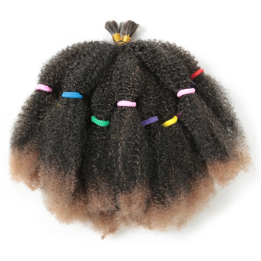 Afro Kinky Hair 12 Inch Synthetic Pre Stretched
