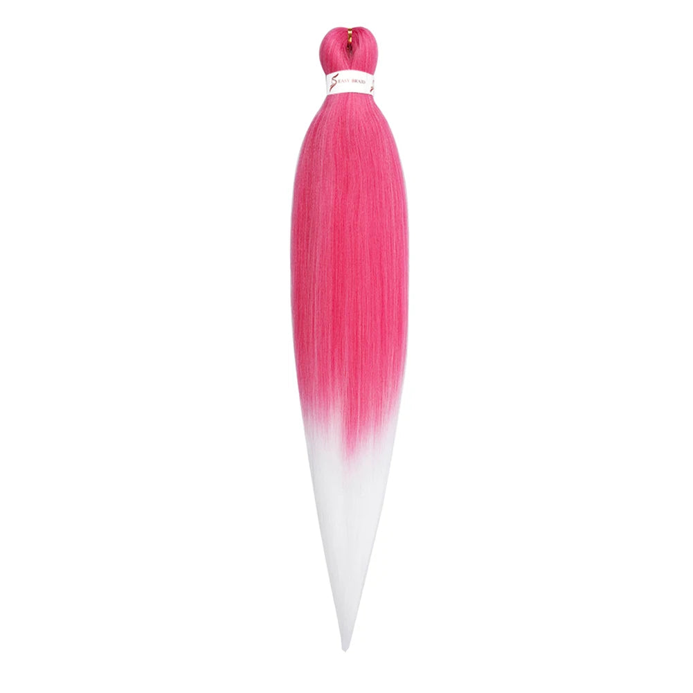 Pre-stretched Synthetic Braiding Hair Ombre