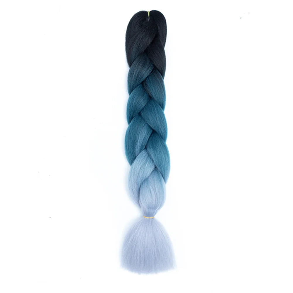 24 Inches Ombre Jumbo Braiding Hair Synthetic