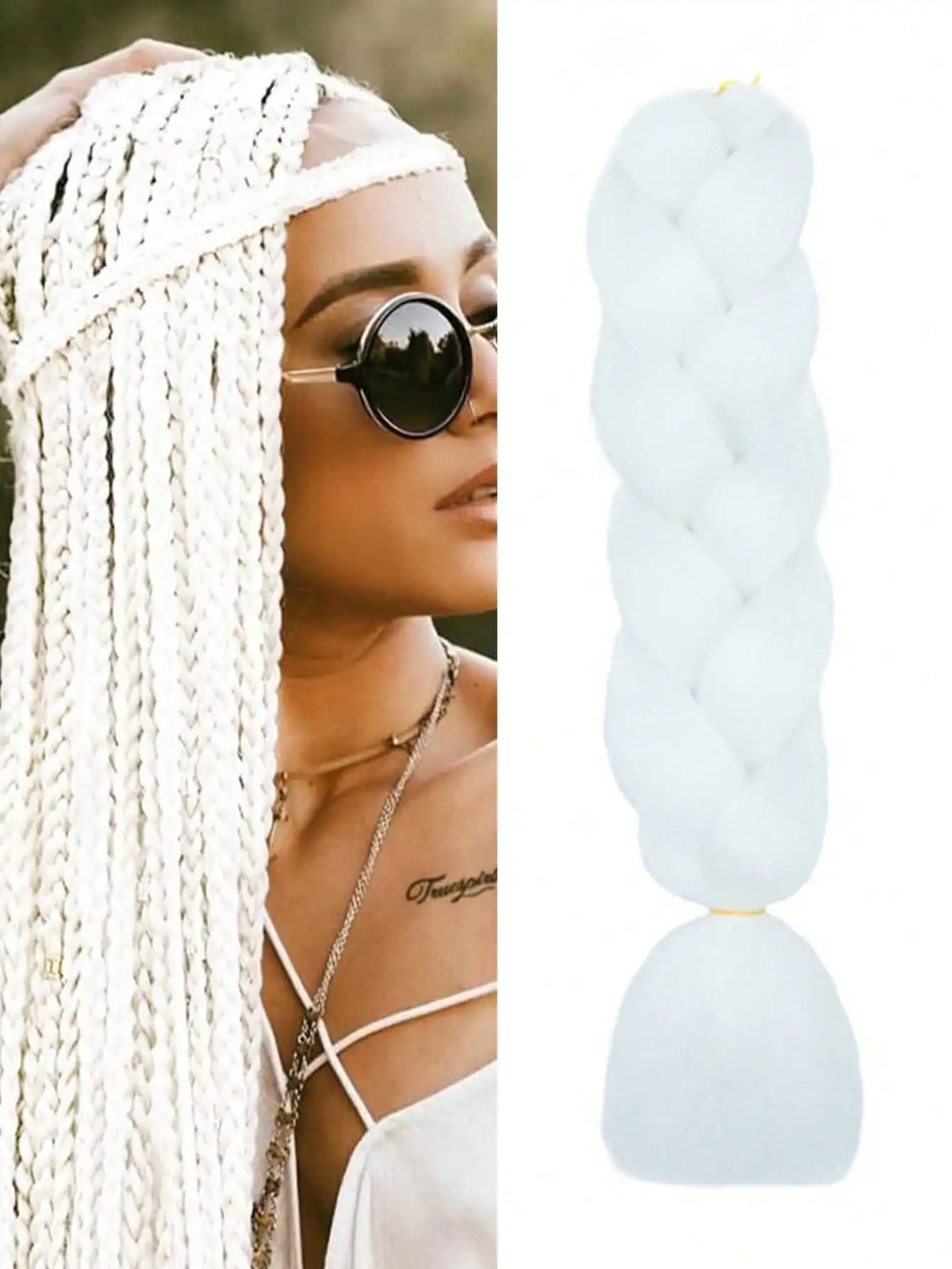 24 Inches Ombre Jumbo Braiding Hair Synthetic