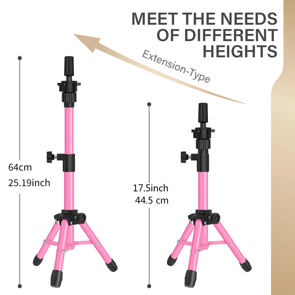 Multifunction Hair Extension Holder Hair Extension Tray with Wig Stand wig tripod Easy To Place Salon Hairdressing Styling Tool