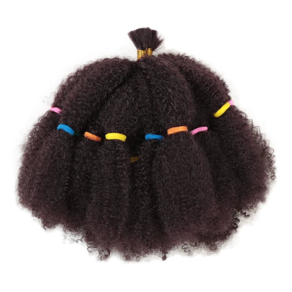 Afro Kinky Hair 12 Inch Synthetic Pre Stretched