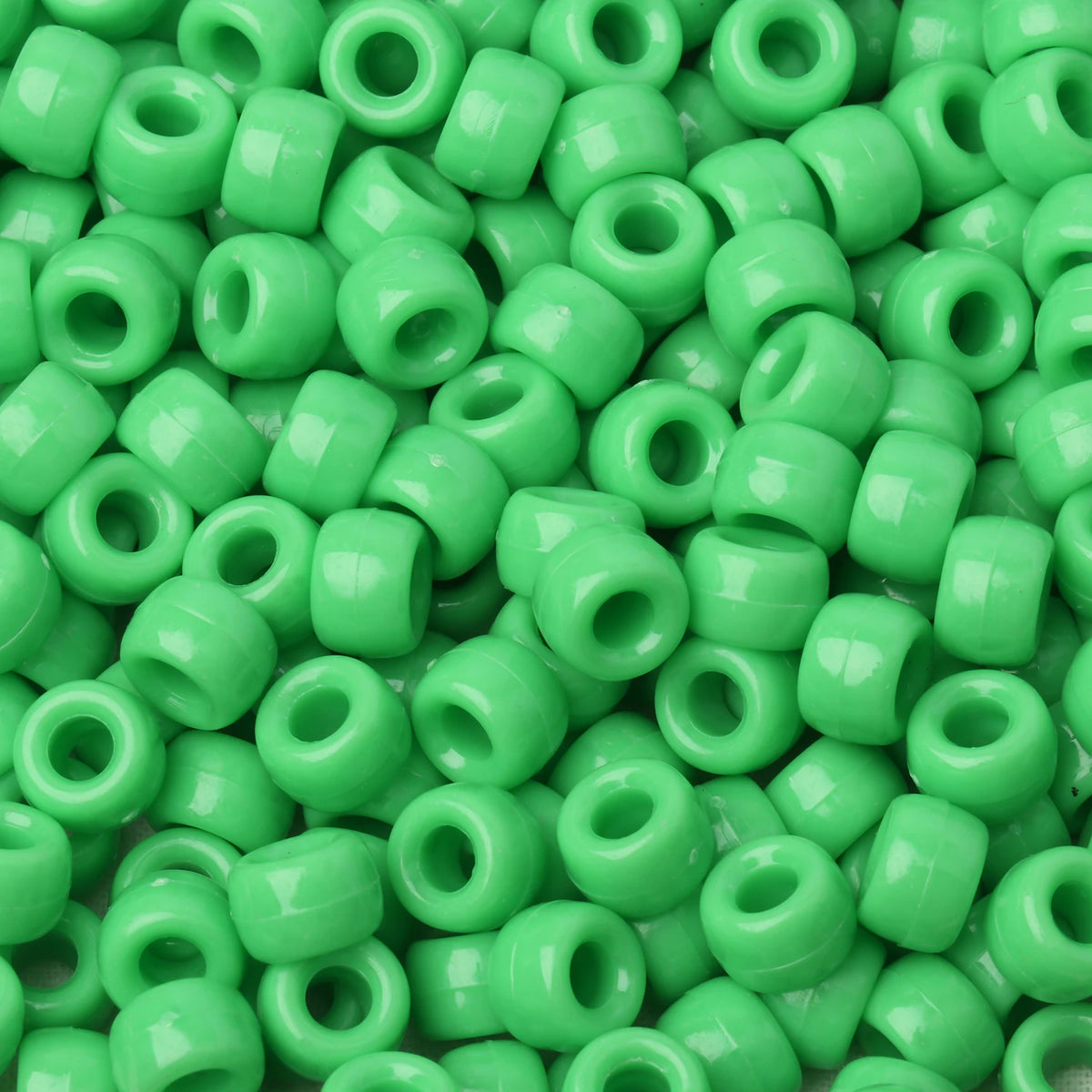100pcs 6x9mm Colorful Pony Beads Fashion Big Hole Acrylic Beads Kids DIY Bracelet Necklace Making HandCrafts Girls Hair Beads