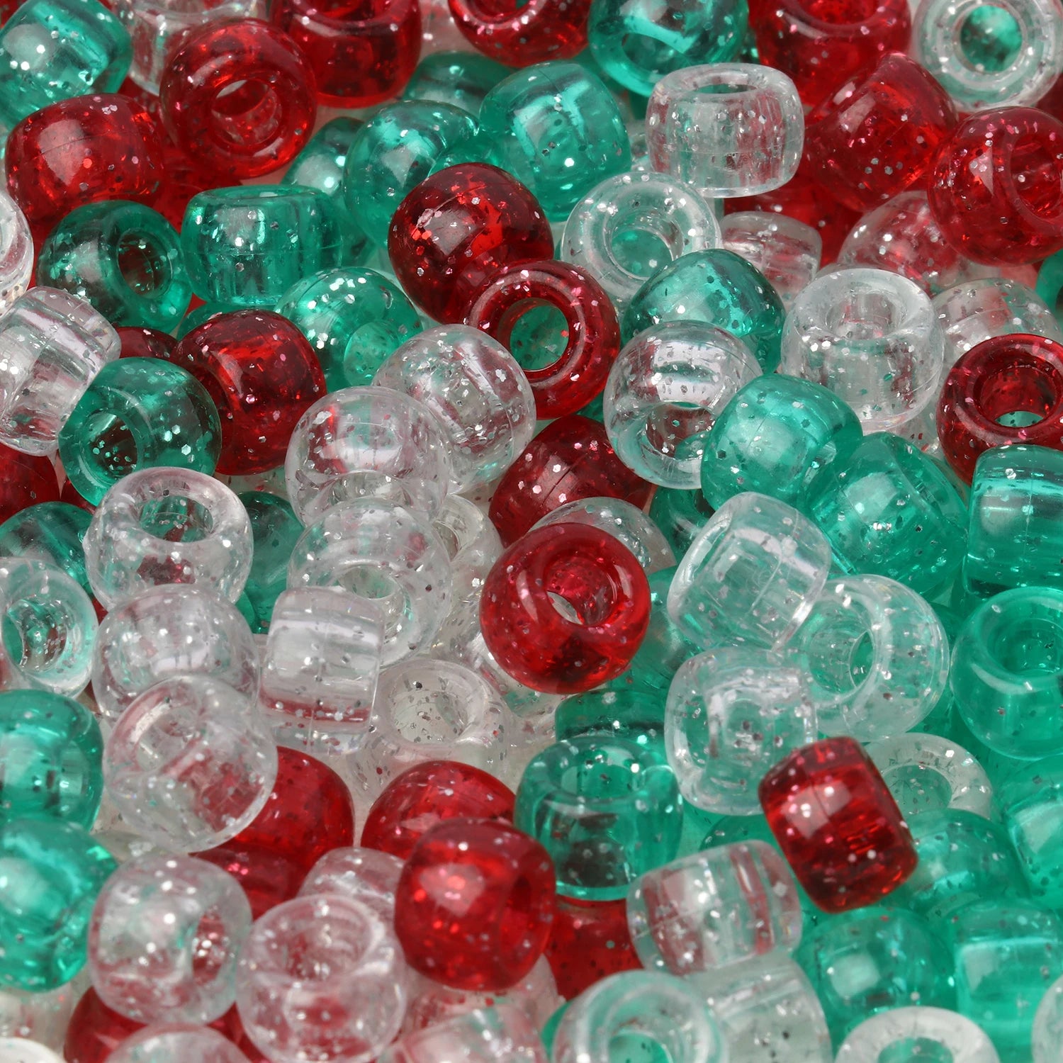100pcs 6x9mm Colorful Pony Beads Fashion Big Hole Acrylic Beads Kids DIY Bracelet Necklace Making HandCrafts Girls Hair Beads