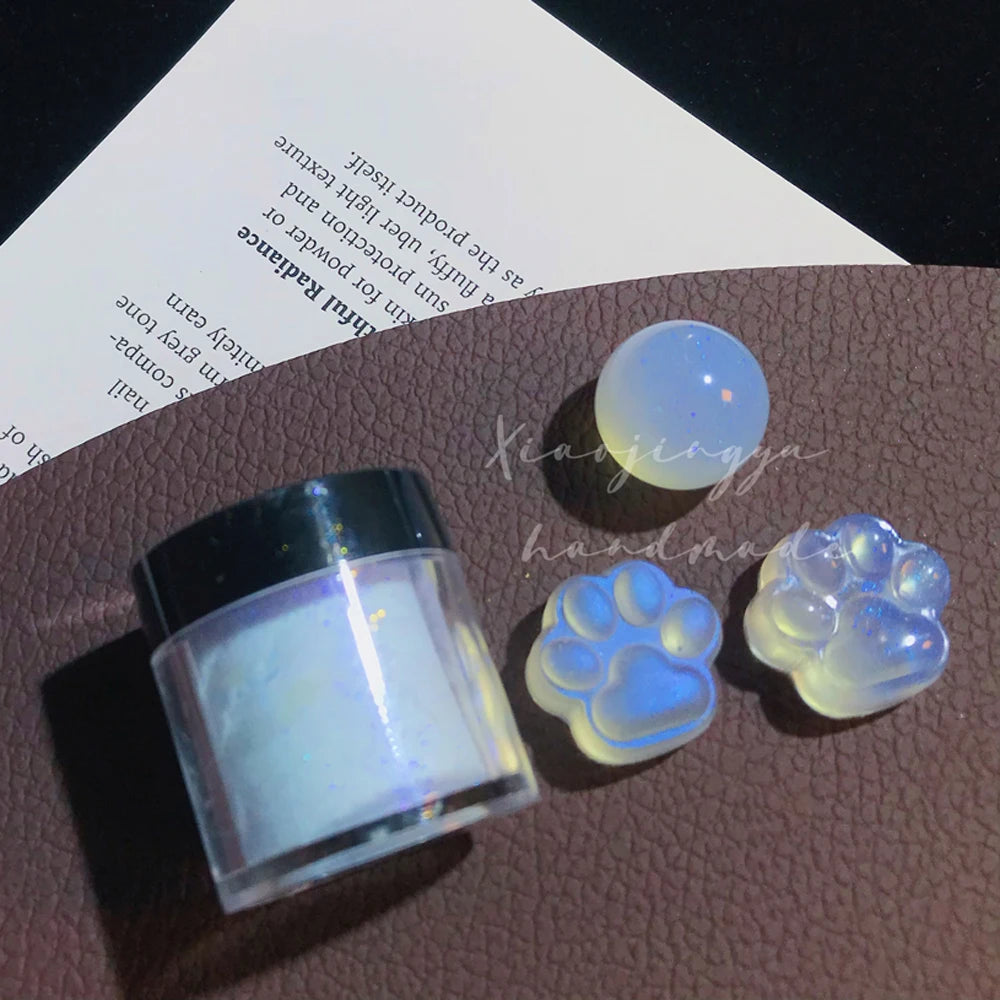 Jars Aurora Nail Powder Pearl Nail Glitter Neon Shimmer Nails Chrome Powder Dipping Powder Decoration Aurora Manicure Pigment