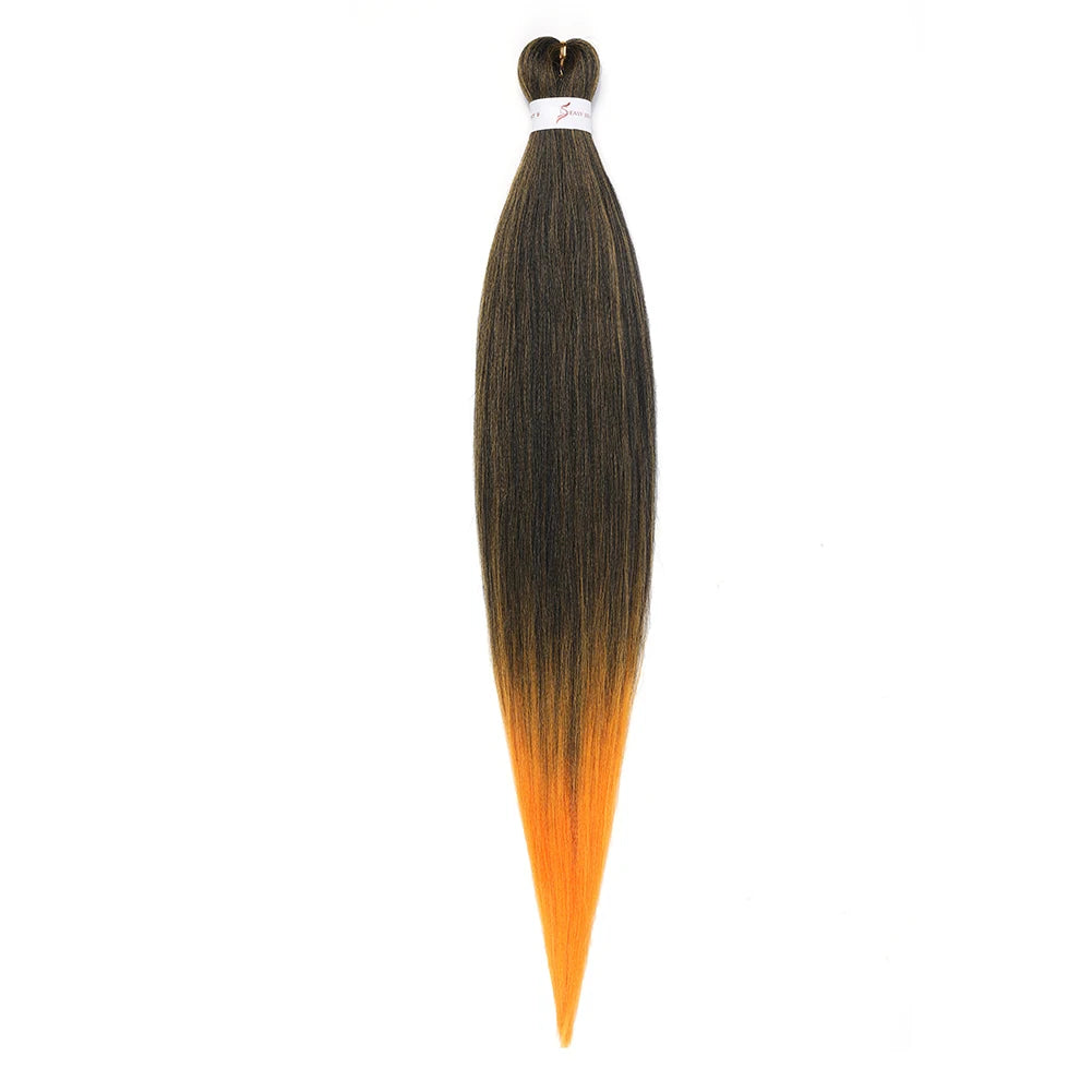 Pre-stretched Synthetic Braiding Hair Ombre