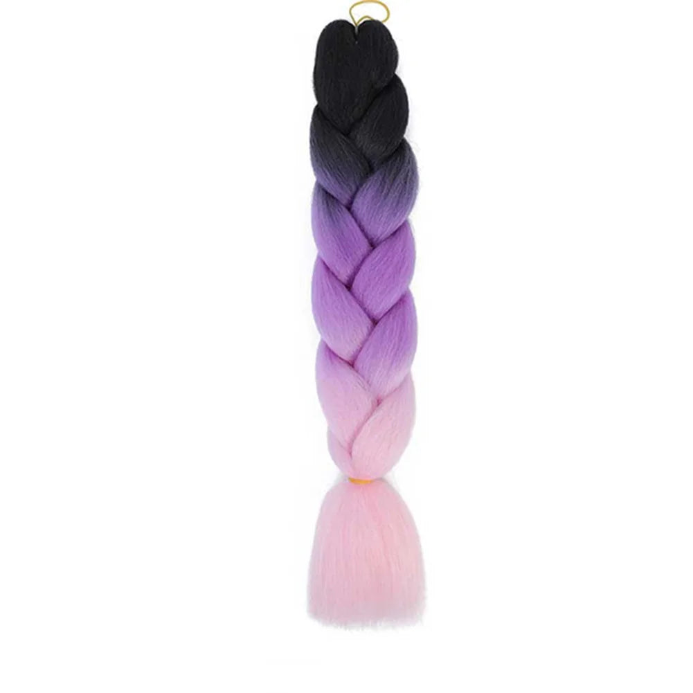 24 Inches Ombre Jumbo Braiding Hair Synthetic