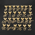 Cadena cubana de 18 pulgadas con colgante de mariposa y letra, cadena cubana con diamantes completos, cadena gruesa exagerada personalizada, joyería de hiphop.
