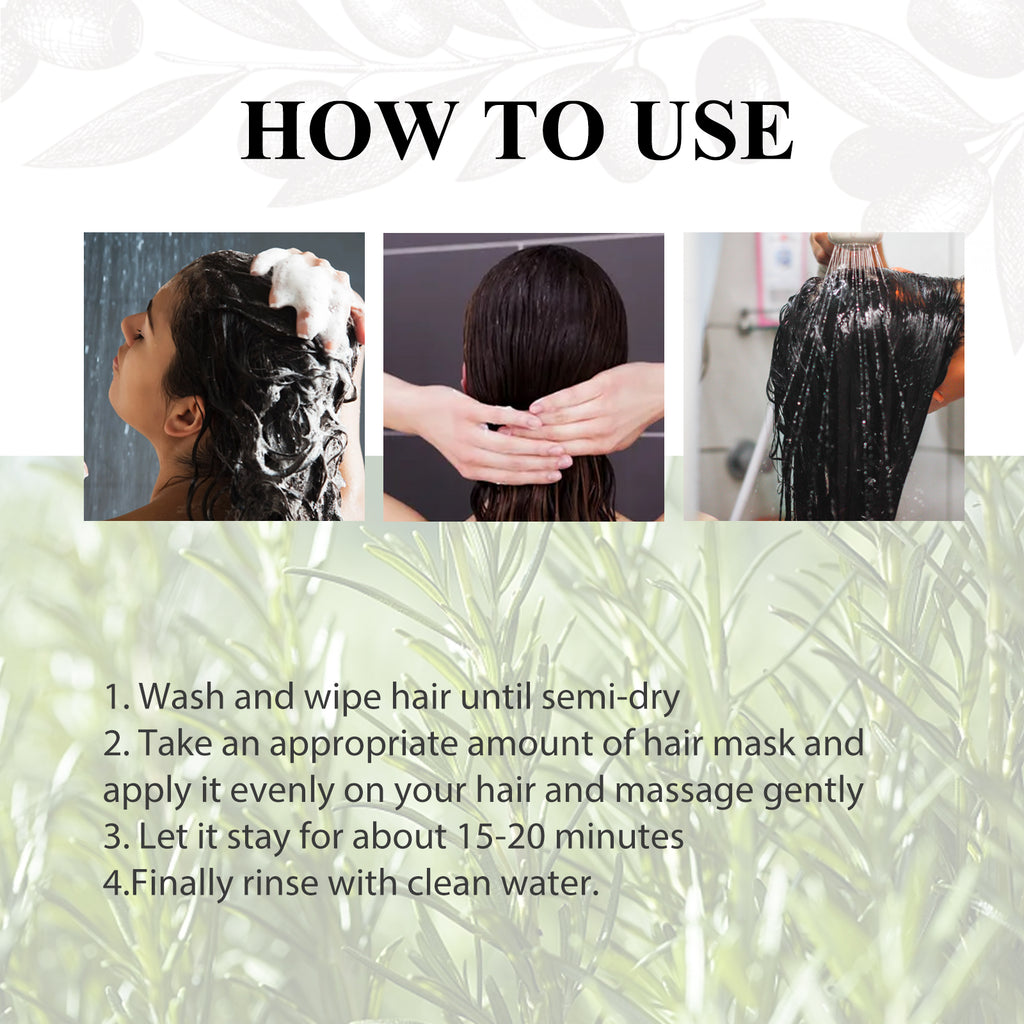 Rosemary Hair Mask Deeply Nourishes And Softens Hair