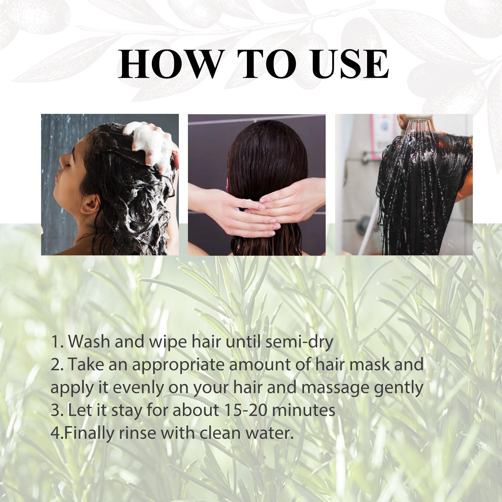 Rosemary Hair Mask Deeply Nourishes And Softens Hair