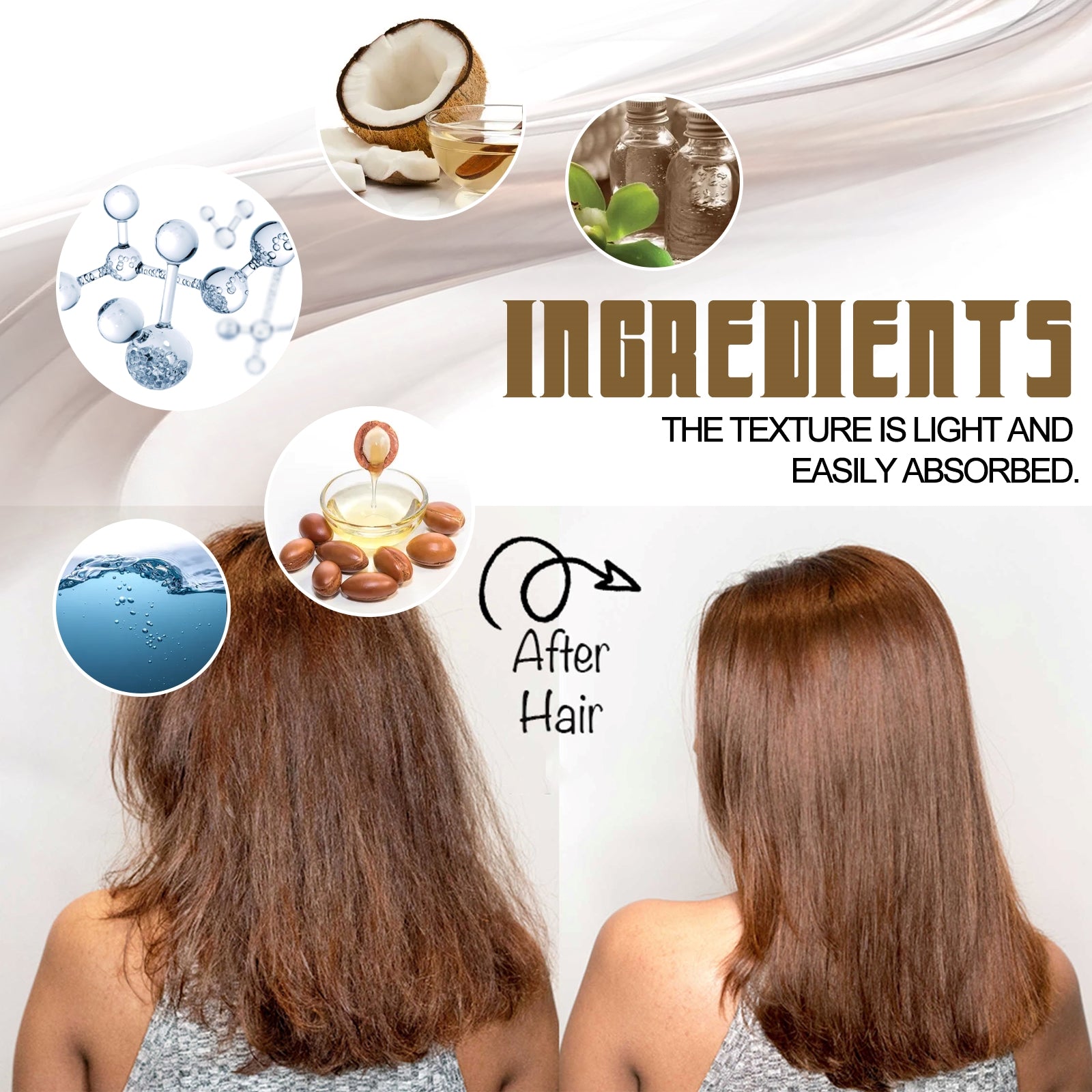 Keratin Hair Mask Nourishes Hair, Repairs Dry And Irritated Hair, Moisturizes And Hydrates Hair Mask