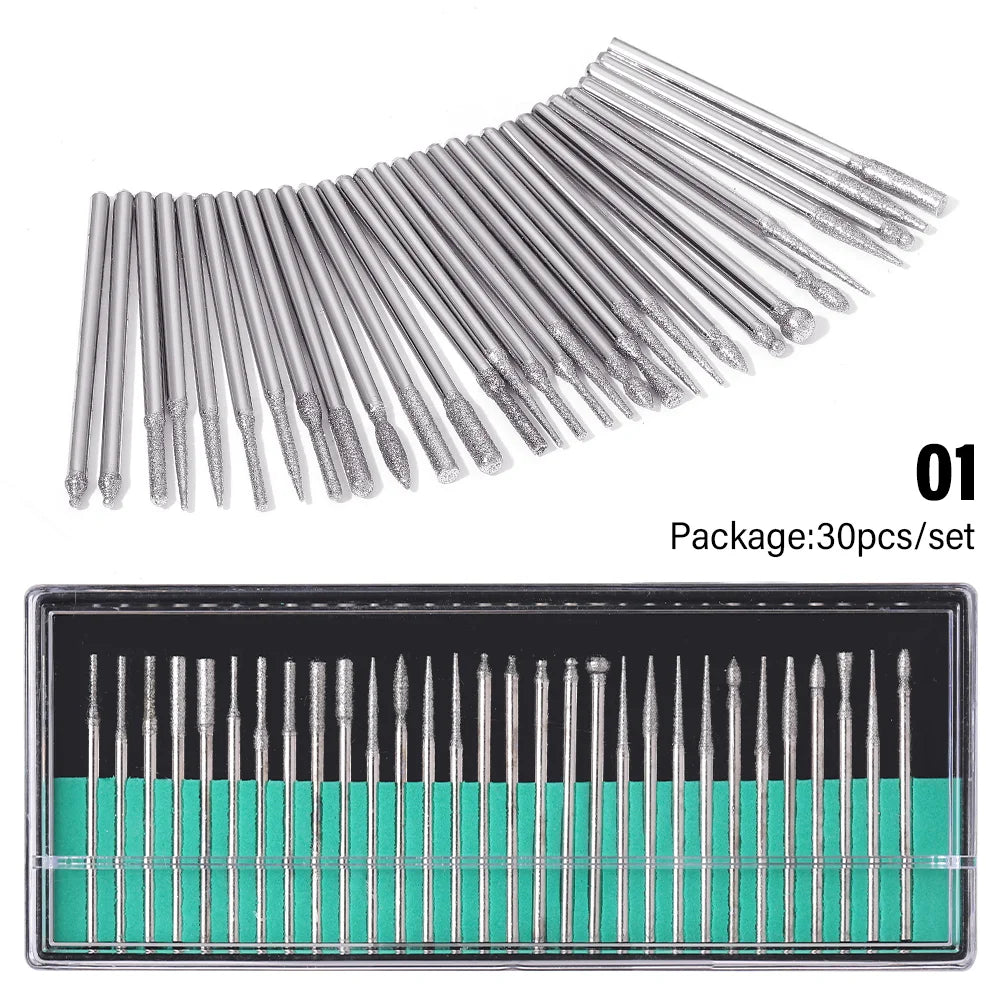 LULAA Set de Taladro Eléctrico para Uñas, Equipo de Molienda para Pedicura, Molinillo para Manicura, Herramienta Profesional de Pulido de Uñas