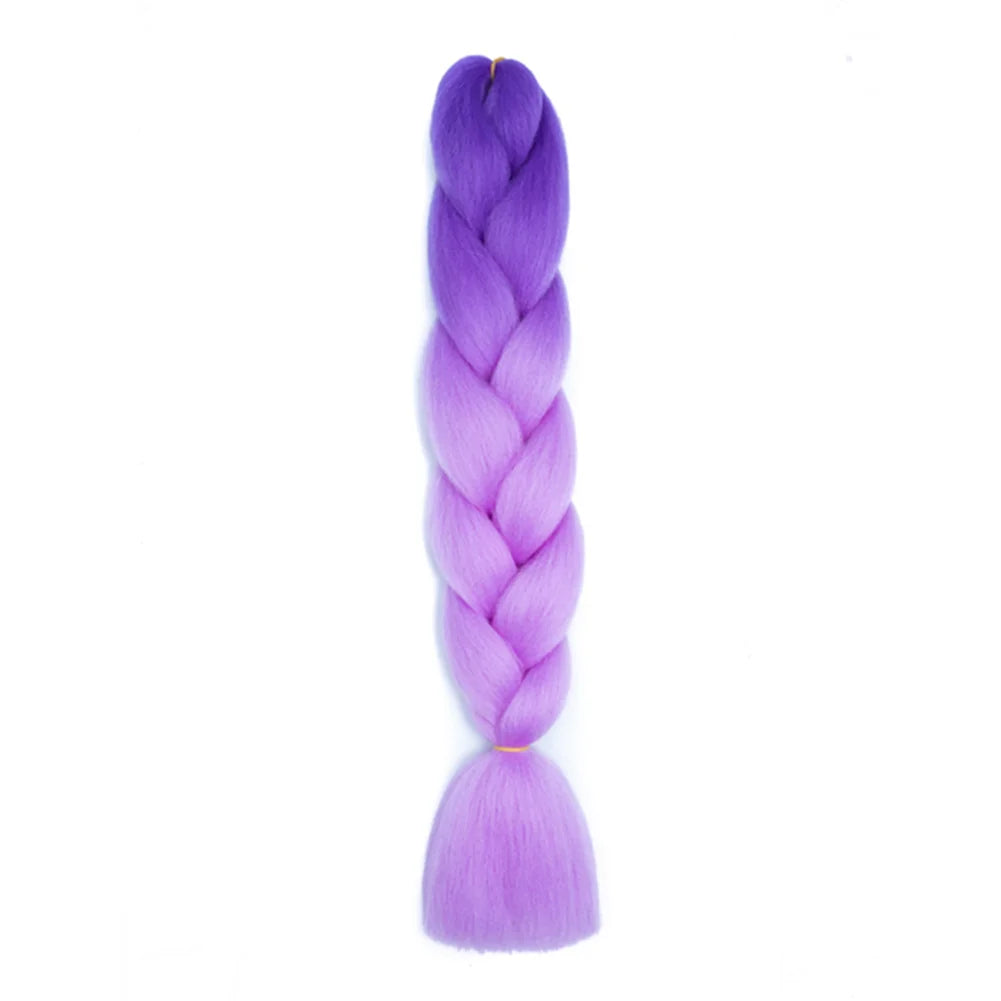 24 Inches Ombre Jumbo Braiding Hair Synthetic
