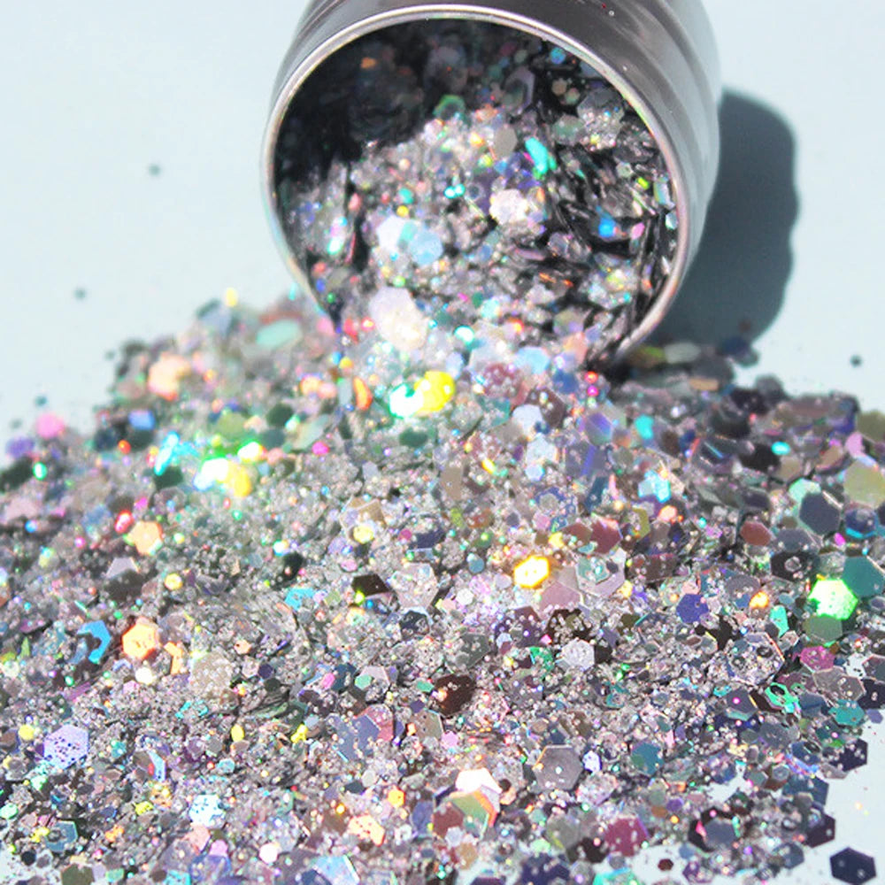 Jars Aurora Nail Powder Pearl Nail Glitter Neon Shimmer Nails Chrome Powder Dipping Powder Decoration Aurora Manicure Pigment