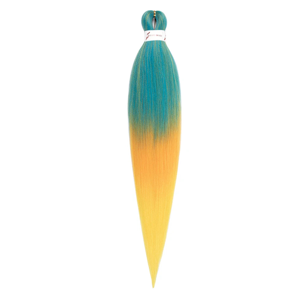 Pre-stretched Synthetic Braiding Hair Ombre