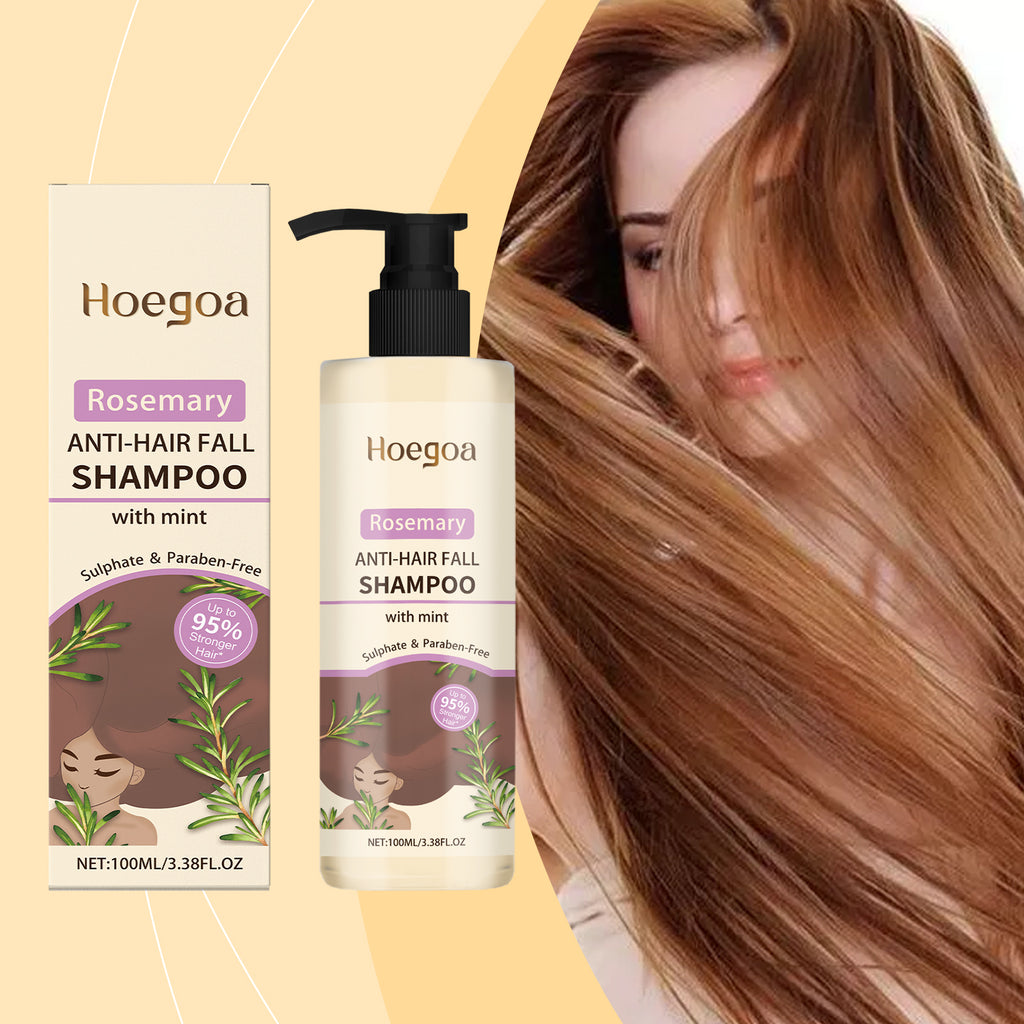 Champú de Romero Limpia Y Nutre el Cabello Suave, Liso Y Brillante