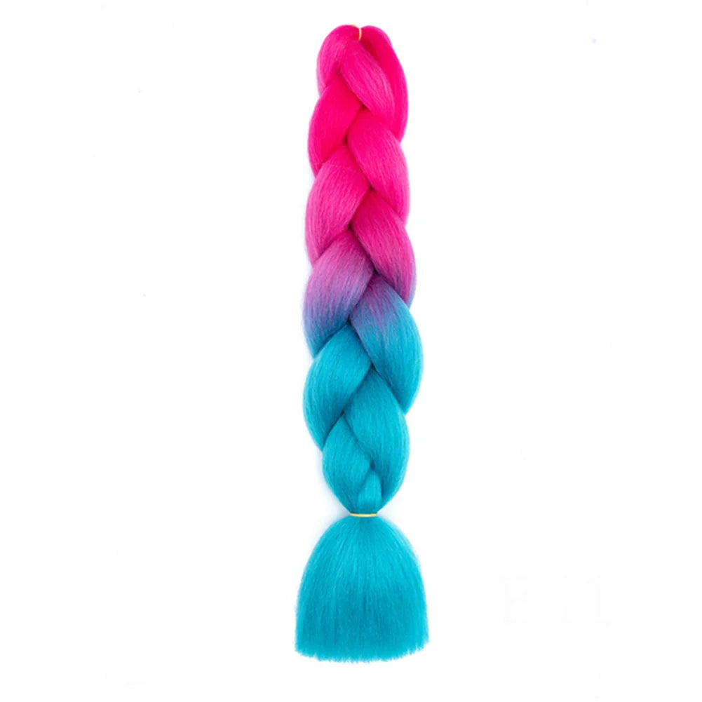 24 Inches Ombre Jumbo Braiding Hair Synthetic